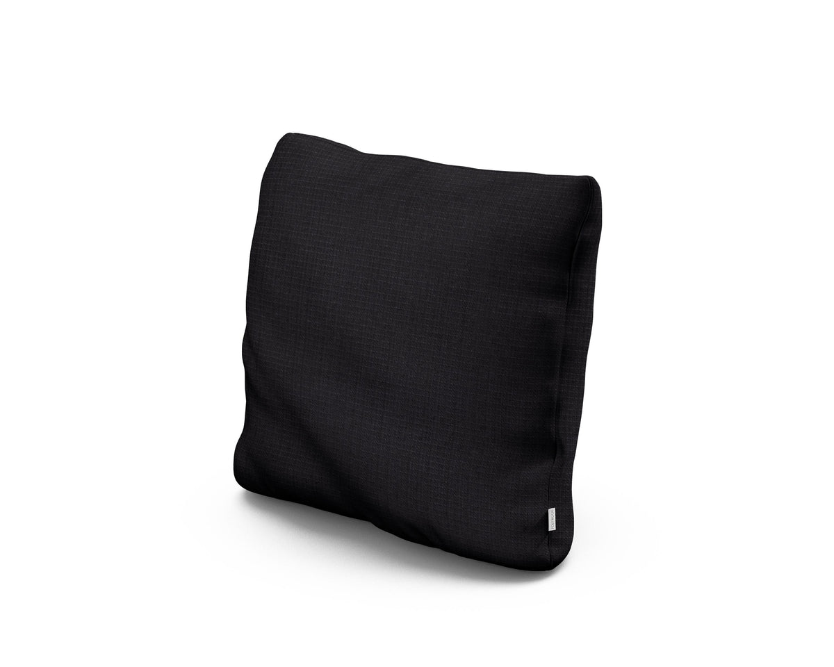 POLYWOOD 16" Outdoor Throw Pillow in Midnight Linen
