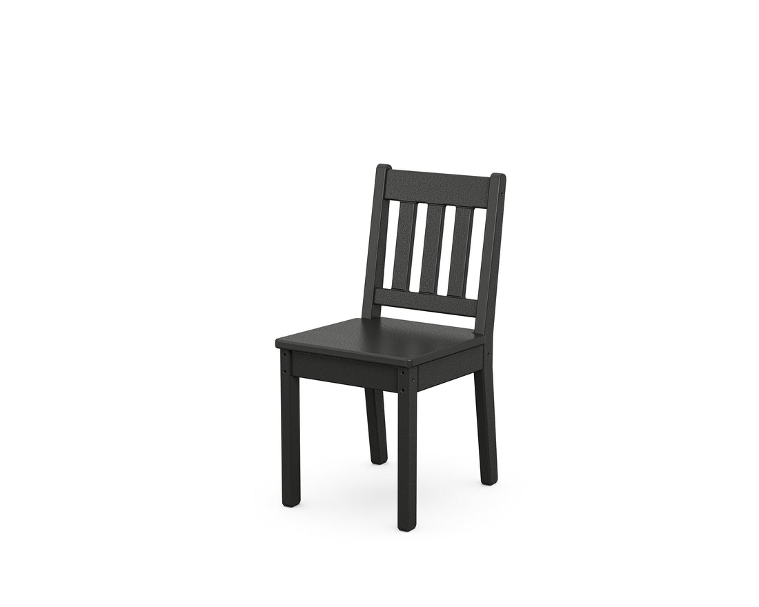 POLYWOOD Kids Vineyard Dining Chair in Black