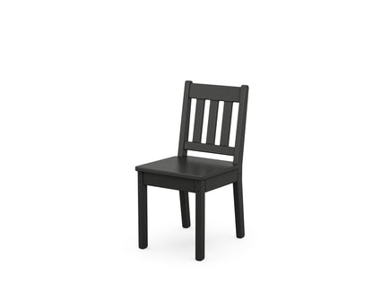 POLYWOOD Kids Vineyard Dining Chair in Black
