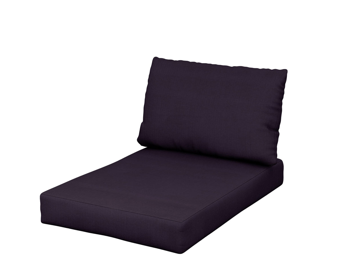 POLYWOOD Daybed Swing Seat/Back Cushion in Navy Linen